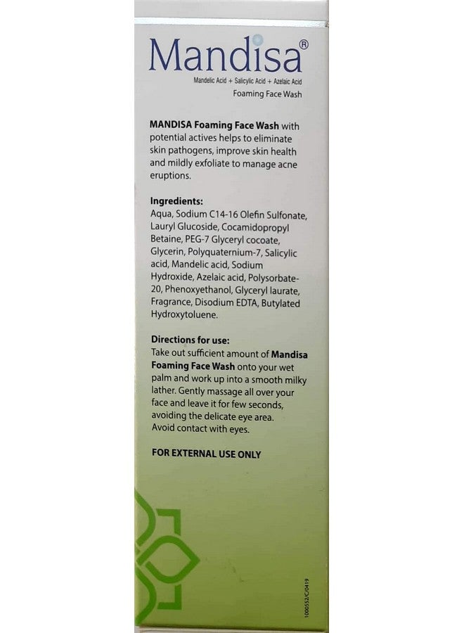 My Skin Mandisa Oil And Paraben-Free Acne-Control Foaming Face Wash (100Ml)