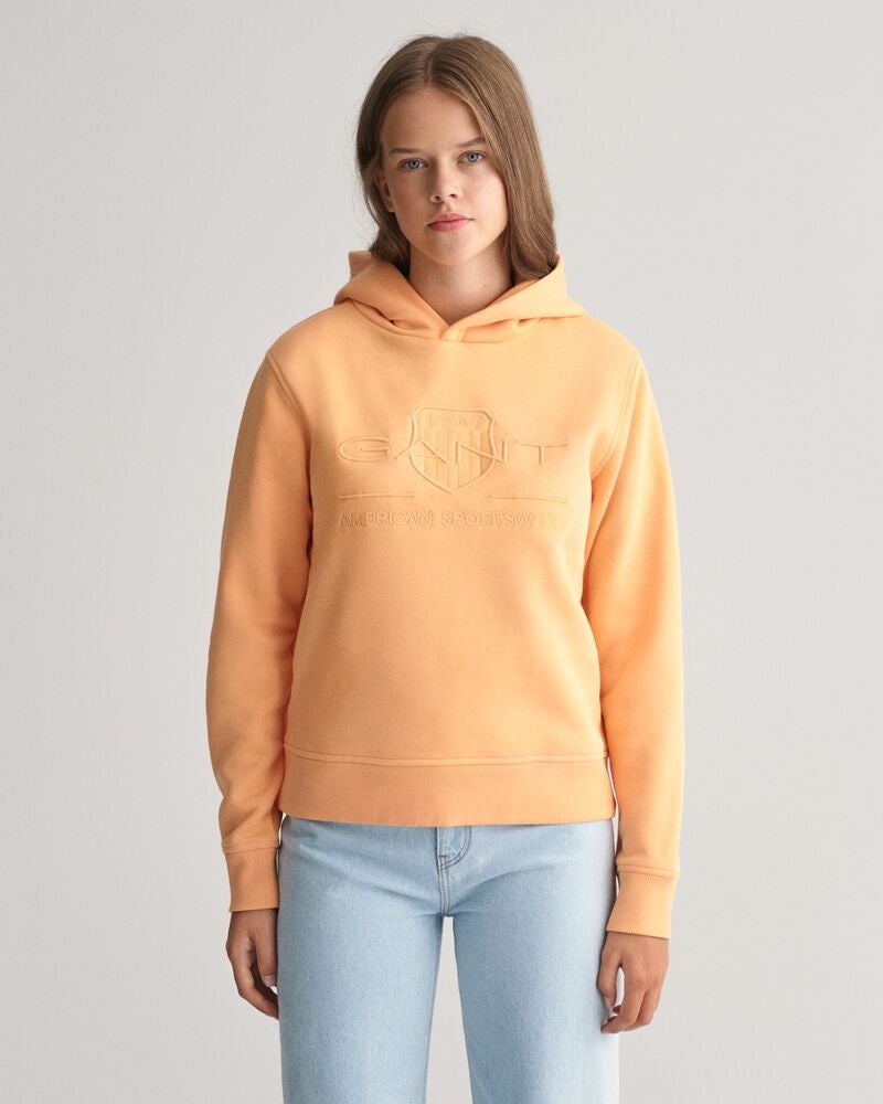 Gant Teens Tonal Shield Hoodie