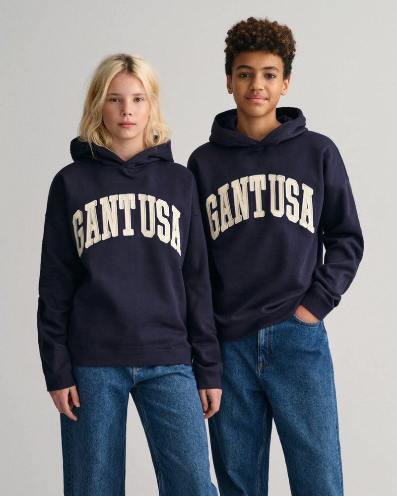 Gant Teens Oversized Gant Usa Hoodie