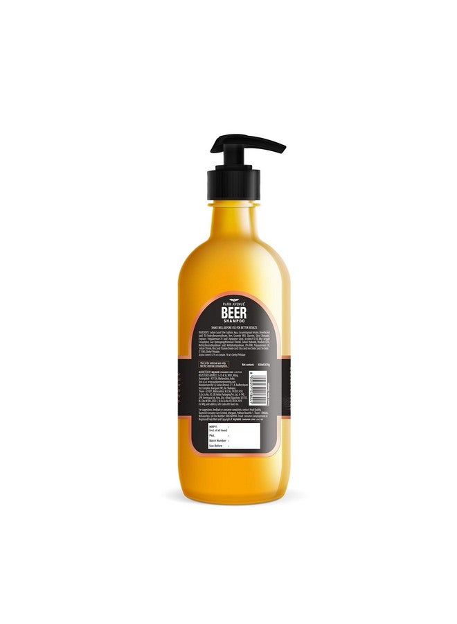 Beer Shampoo For Shiny & Bouncy Hair (650Ml) | Paraben Free | For Dull & Lifeless Hair | Crafted With Natural Beer