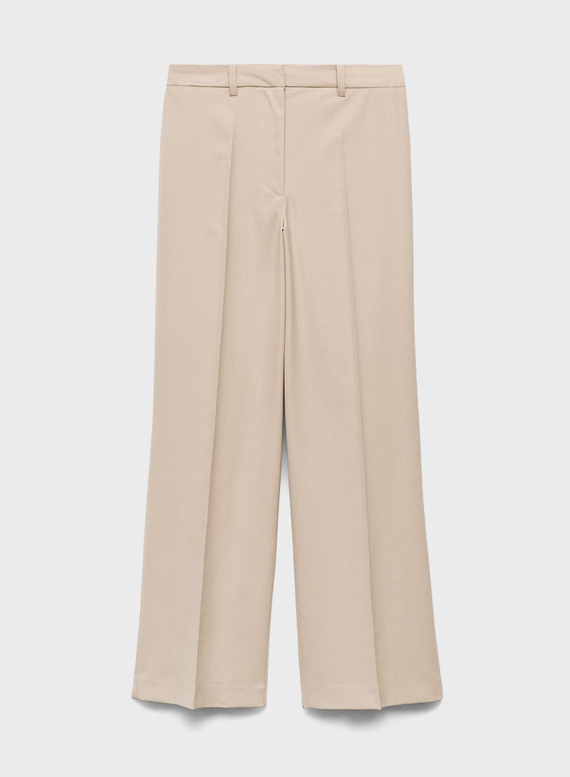 Pleated Straight Pant