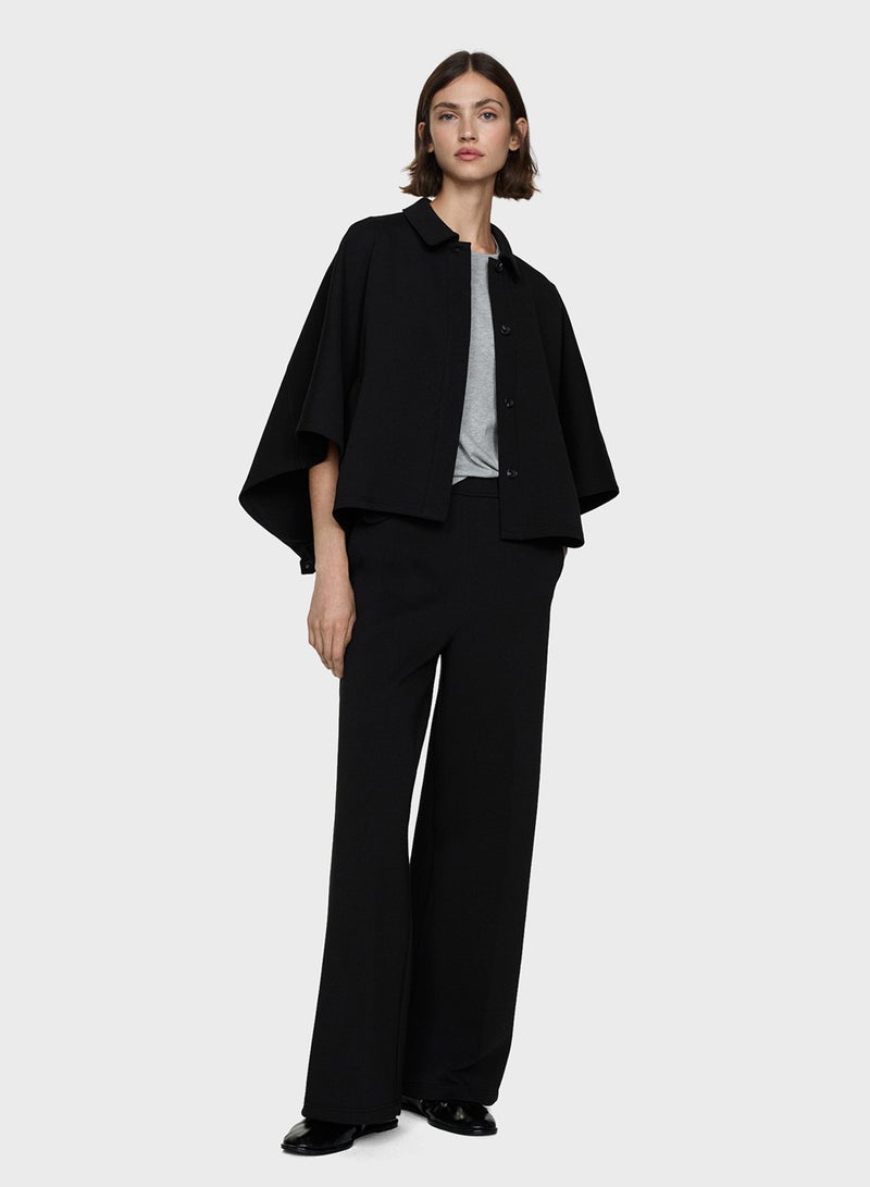 Flowy Straight-Fit Trousers