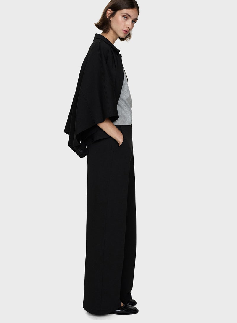 Flowy Straight-Fit Trousers