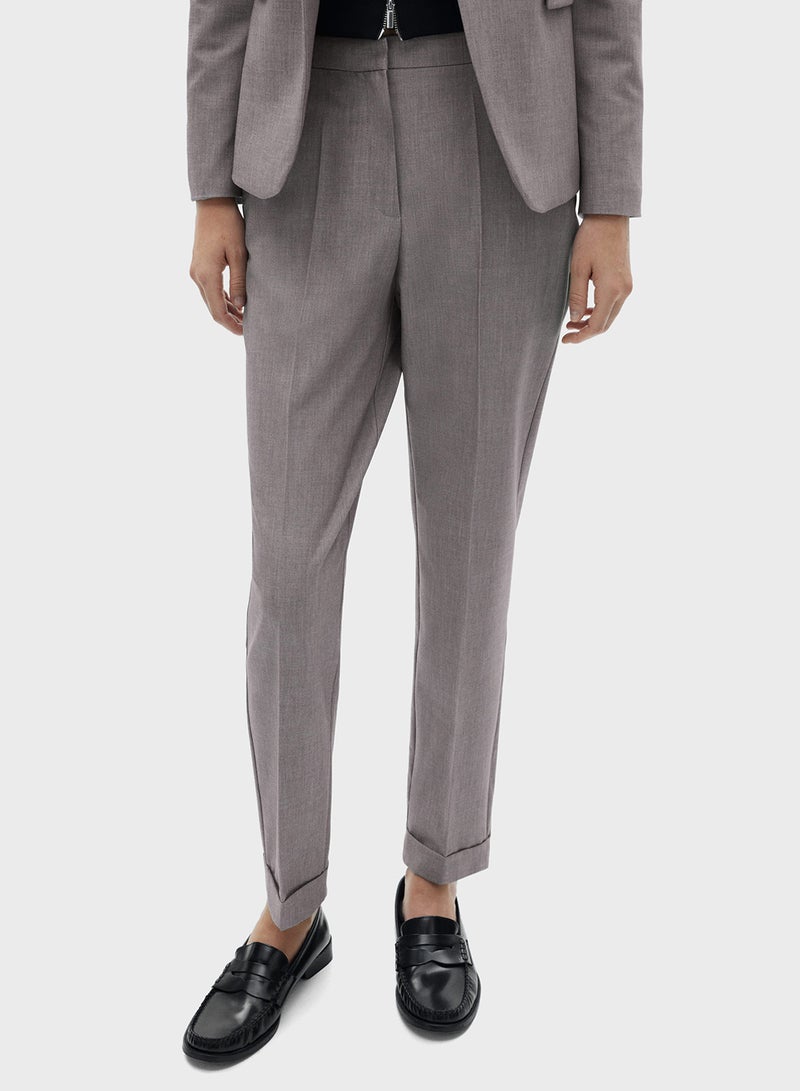 Straight Suit Trousers