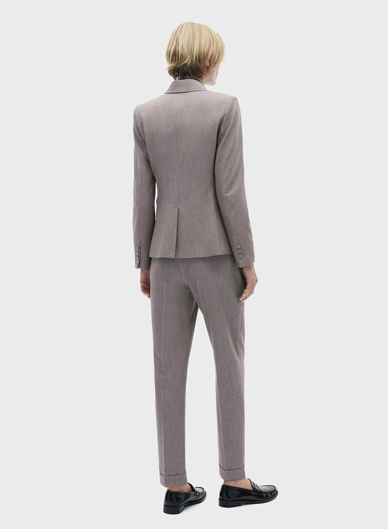 Straight Suit Trousers