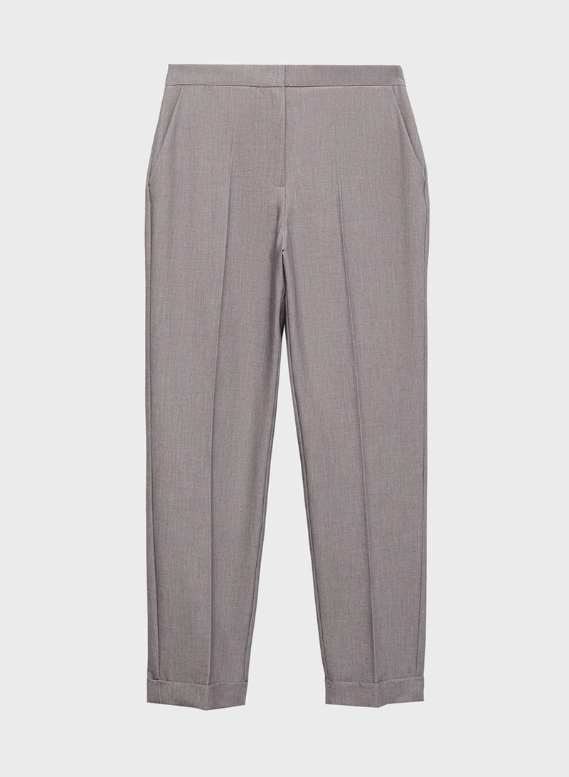 Straight Suit Trousers