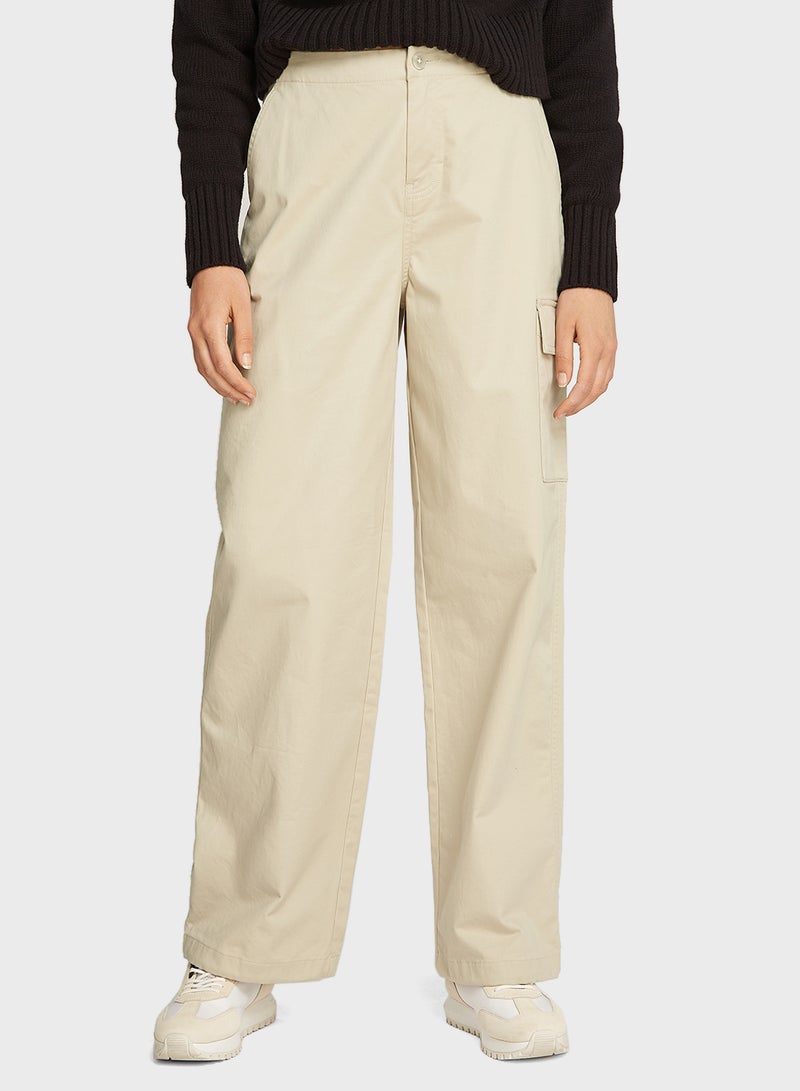 Brushed Cotton Cargo Pant