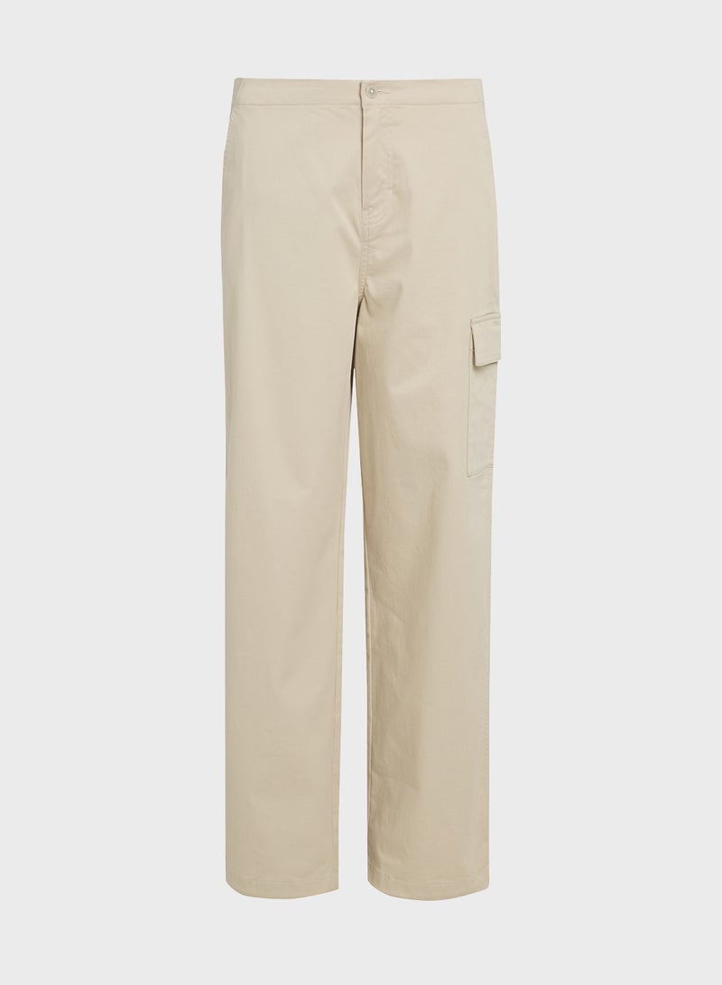 Brushed Cotton Cargo Pant