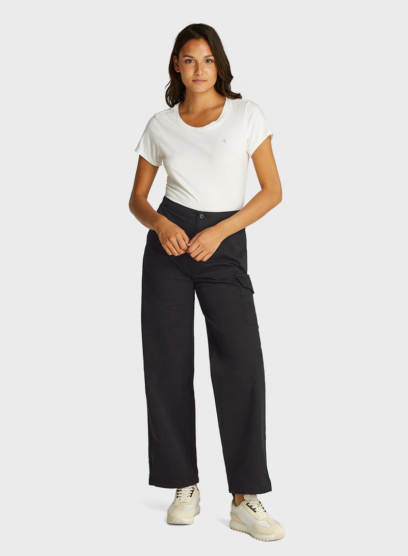 Brushed Cotton Cargo Pant