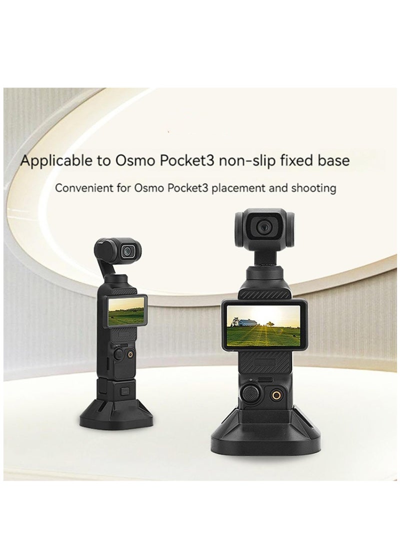 DJI OSMO Pocket 3 Desktop Base Mount Stand Stabilizing Bracket ABS Accessories