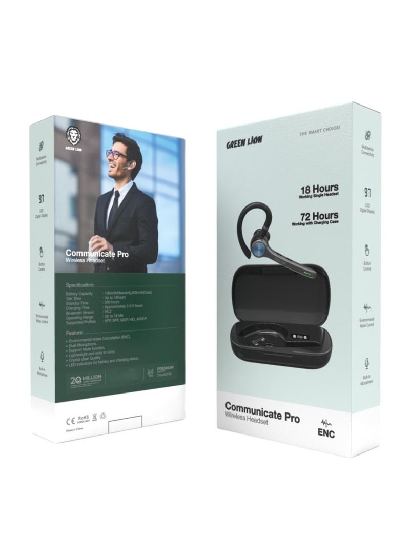 Communicate Pro Wireless Headset - Black