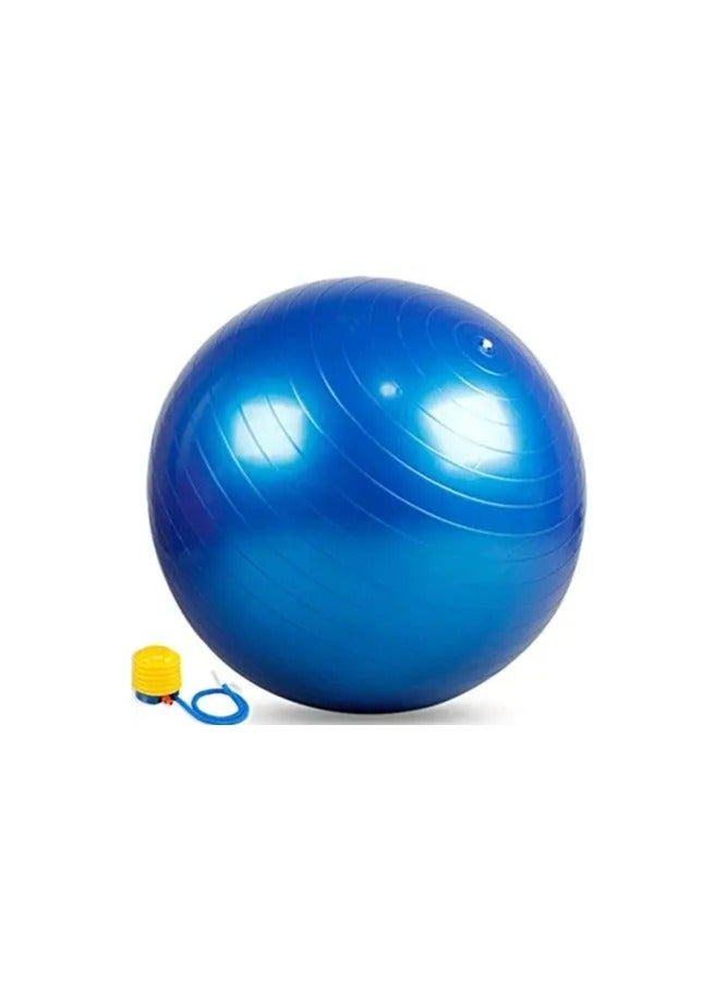 Exercise Ball Anti-Burst Yoga Ball for Pilates and Balance Training Extra Thick Stability Ball for Home Workouts Fitness and Core Strengthening 75 cm Multi-Color