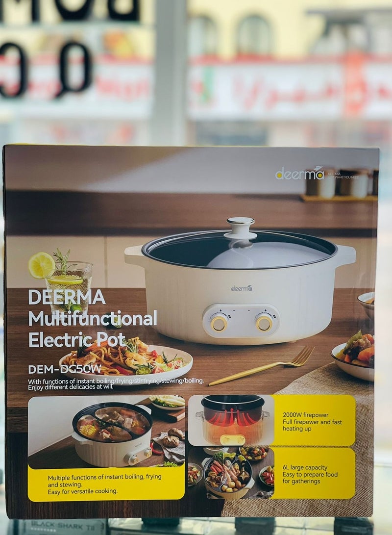 Deerma multifunctional electric cooking pot DEM-DG50W