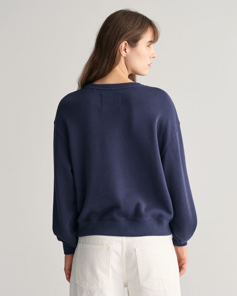 Gant Logo Crew Neck Sweatshirt