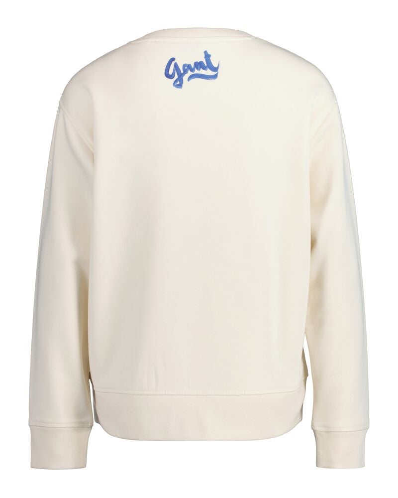 Gant Scenery Print Crew Neck Sweatshirt