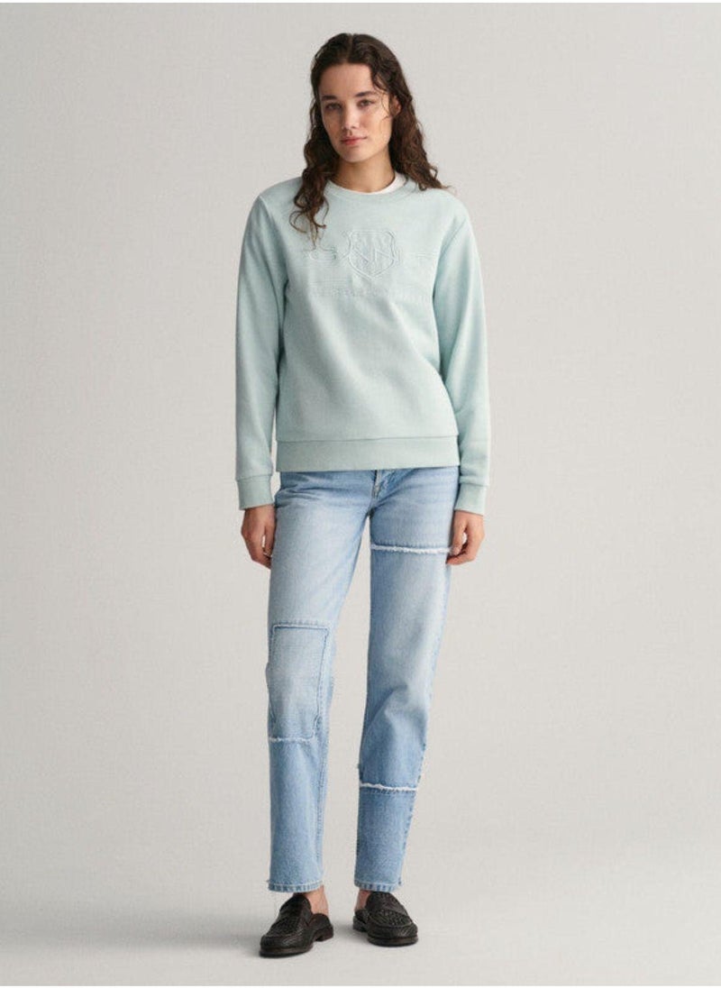 Gant Reg Tonal Shield C-Neck Sweat