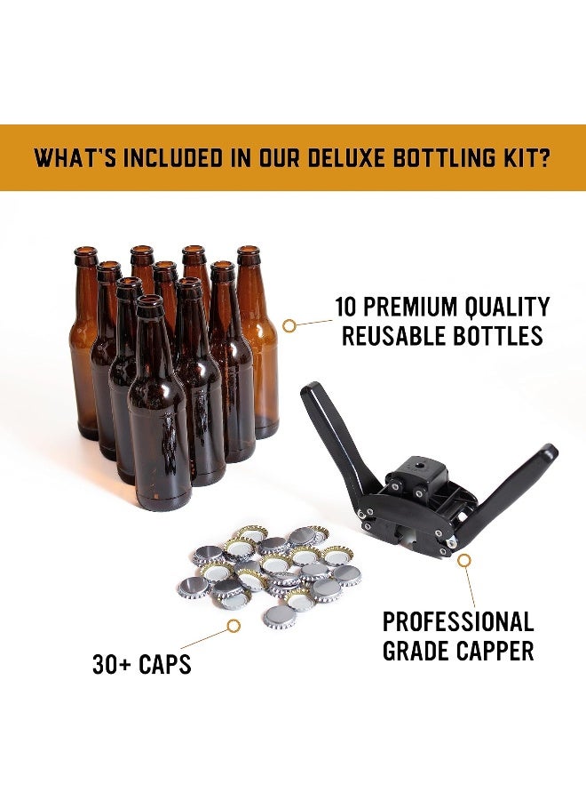 Craft A Brew  Ac-Dbk Deluxe Bottling Kit, Clear