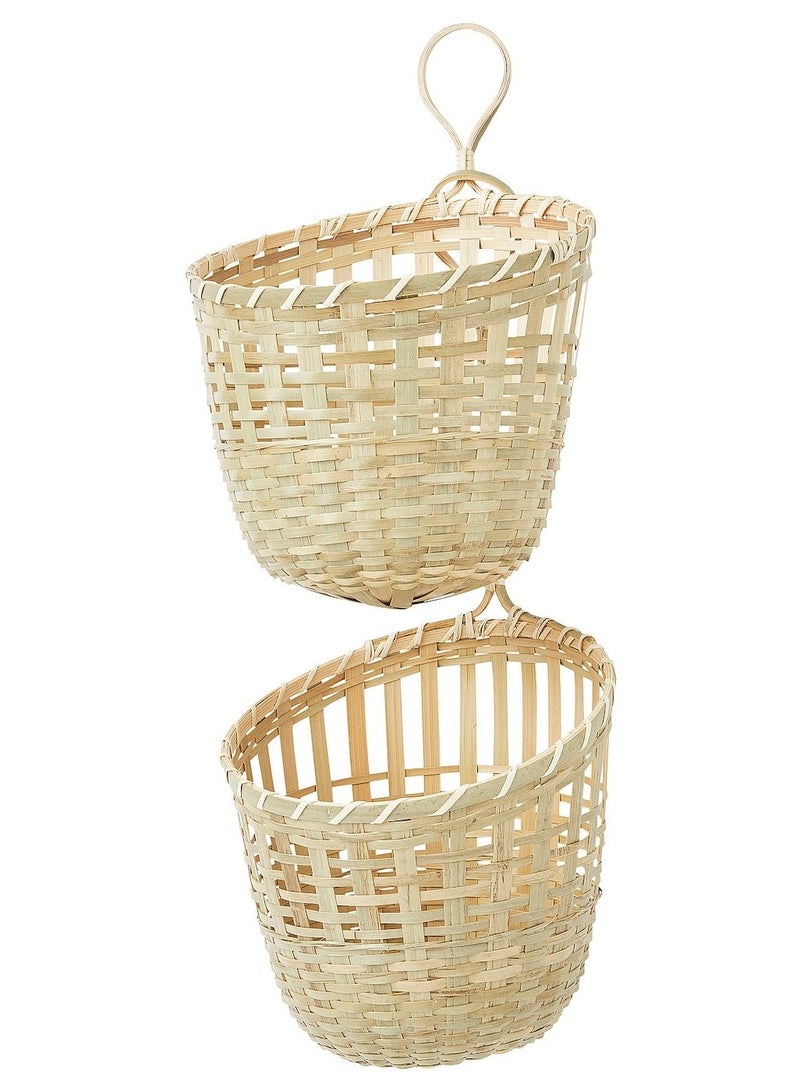 Basket With Compartments White 33X24X23 Cm