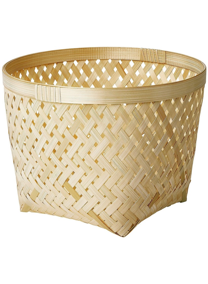 Basket Natural Water Hyacinth Seagrass 32X33X32 Cm