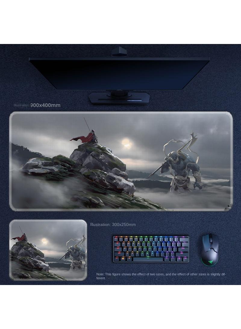 Black Myth Wukong PS5 Gaming Mouse Pad, Keyboard Pad, Waterproof with Non-Slip Rubber Base