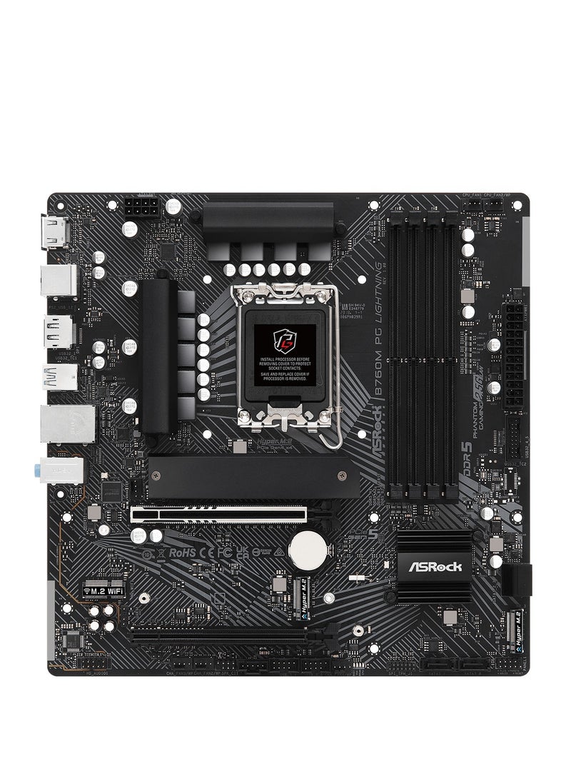 ASRock B760M PG Lightning LGA1700 Socket Intel Gaming Motherboard