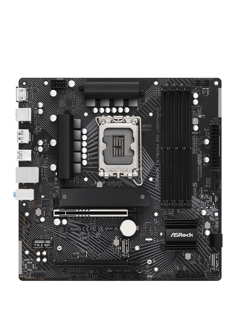 ASRock B760M PG Lightning LGA1700 Socket Intel Gaming Motherboard