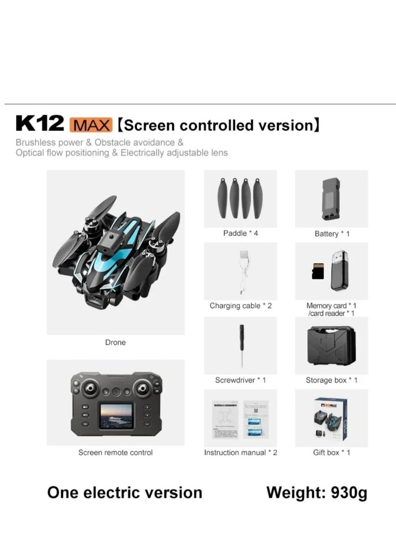 k12 Max Drone Camera Optical Flow Location Best Drone w/ Screen Control