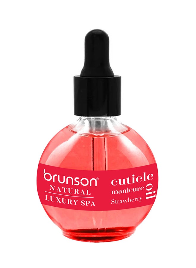 Cuticle Oil 75ml Hydrating Oil For Cuticle Repair Remedy Damaged Skin And Thin Nails Paraben And Cruelty Free Formula Natural  Nail Care Oil Strawberry BSCCO