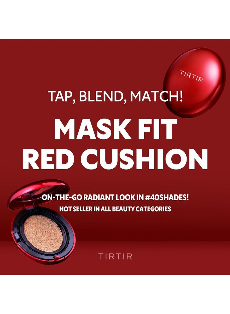 TIRTIR Mask Fit Cushion #17C Porcelain 0.63 oz (18 g) Full Coverage