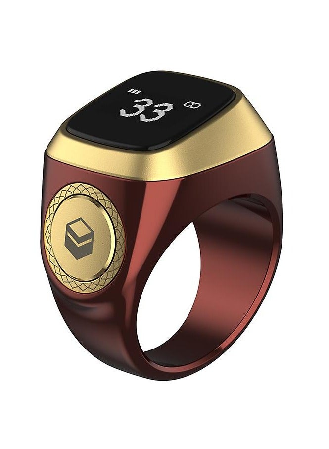 Smart Zikr Ring Lite Brown 20MM