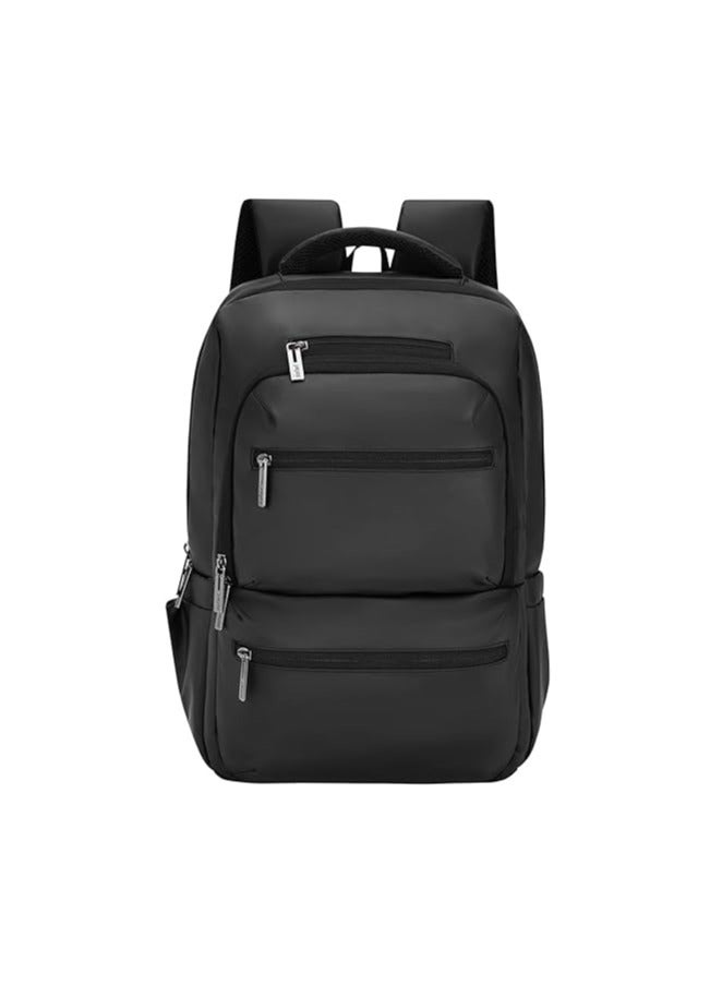 Safari Form Plus 1 Formal Laptop Compatible Backpack, 3 Compartments with 2 Side and 2 Front Pocket, Fleece Pocket, Luggage Sleeve, 32L, Black