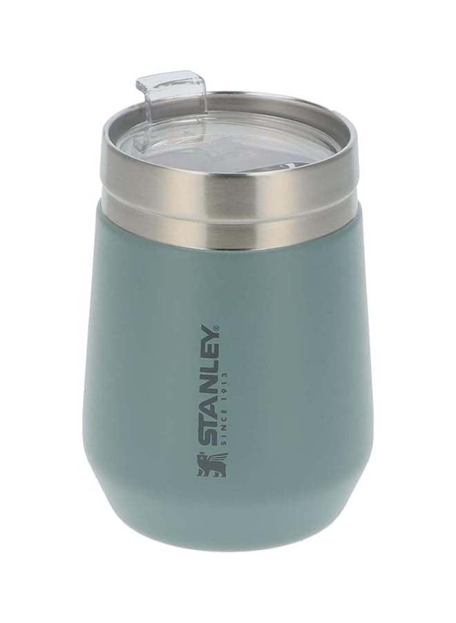 Stanley Stainless Steel GO Tumbler Shale, 10oz Stainless Steel Vacuum Insulated Wine Tumbler, 5 Hours Cold, 1.5 Hours Hot, and 20 Hours Iced