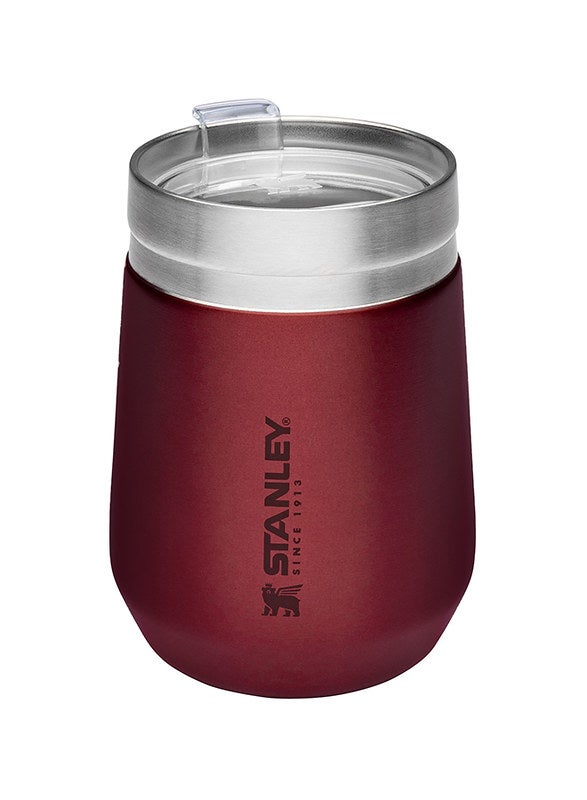 Stanley Stainless Steel GO Tumbler Wine, 10oz Stainless Steel Vacuum Insulated Wine Tumbler, 5 Hours Cold, 1.5 Hours Hot, and 20 Hours Iced