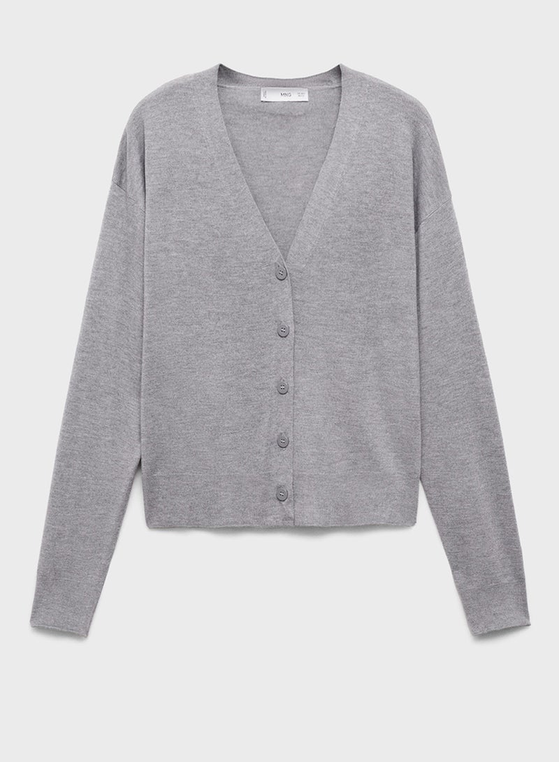 Button Knit Cardigan