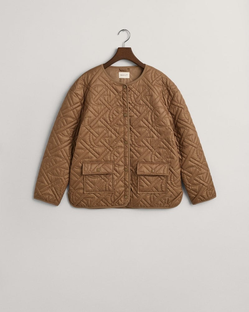 Gant Teen Girls Monogram Quilted Liner Jacket