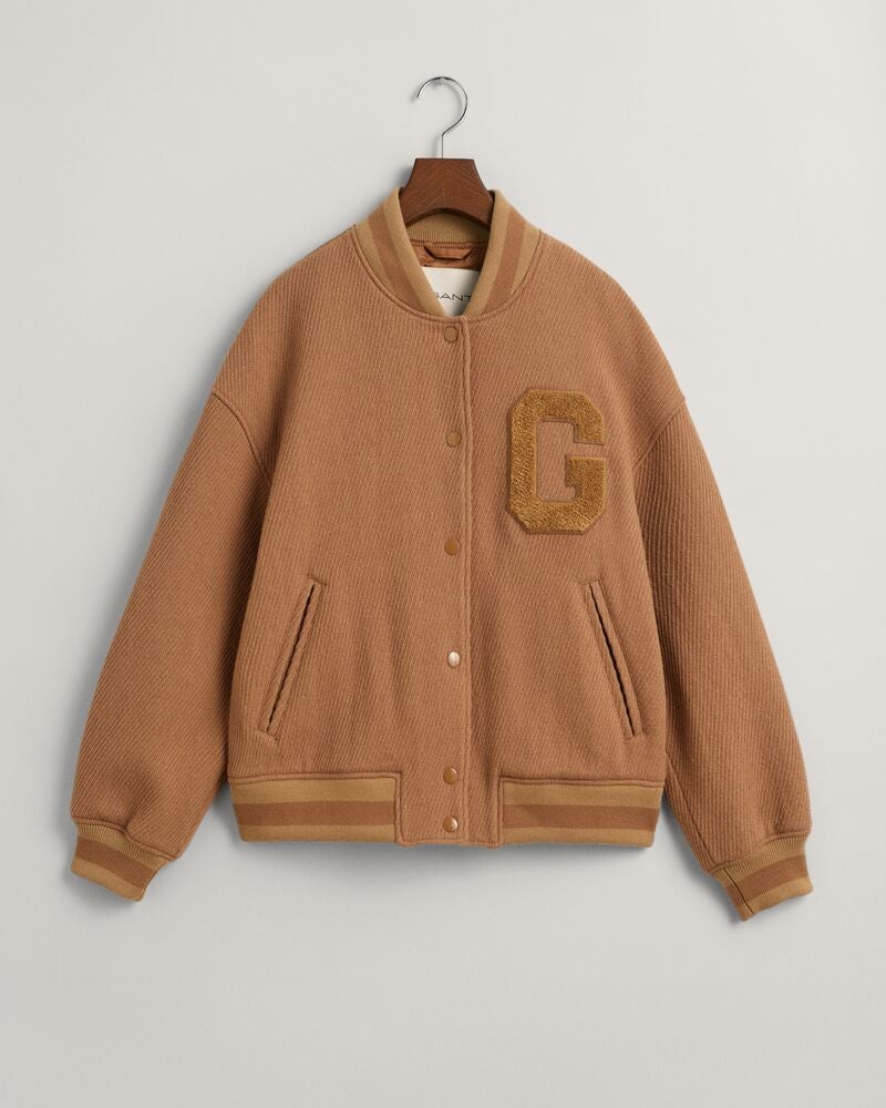 Gant Wool Twill Varsity Jacket