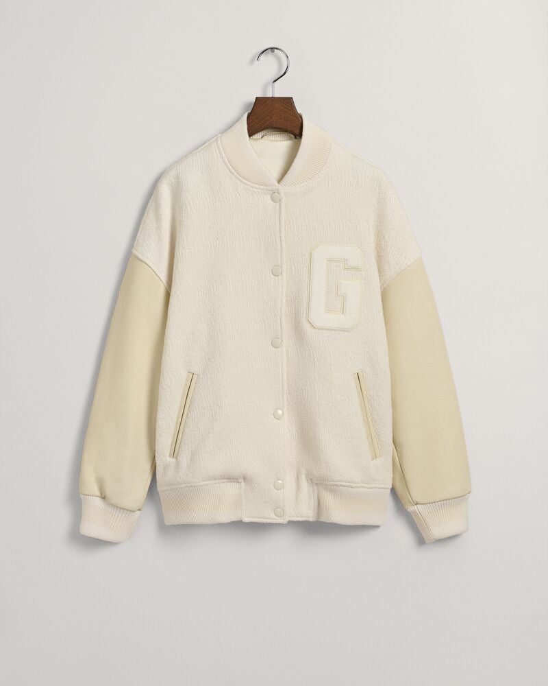 Gant BouclÃ© Gant Varsity Jacket