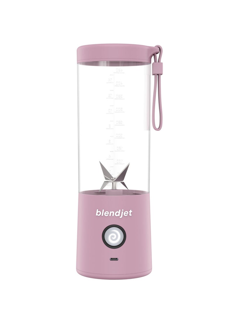 V2 Portable Blender Smoothie Maker, Personal Blender, Fruit Blender, Leak Proof Juicer, BPA-Free 475ml 200W Sports Bottle, USB-C Rechargeable, Ice Crusher with Stainless Steel Blades - Lilac