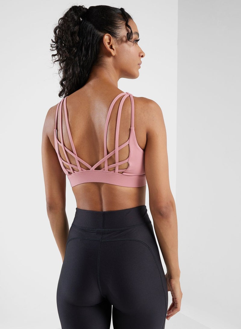 Criss Cross Strap Detail Sports Bra