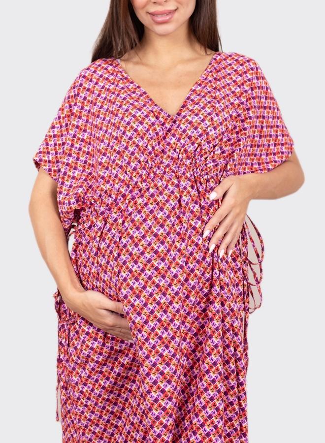 PINK BREEZY KAFTAN DRESS