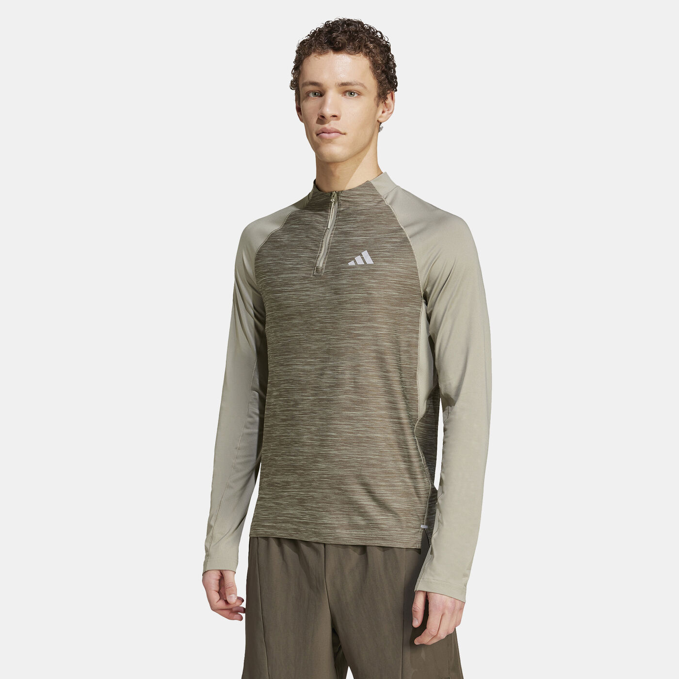 Men's Gym+ 3-Stripes 1/4-Zip Training Top