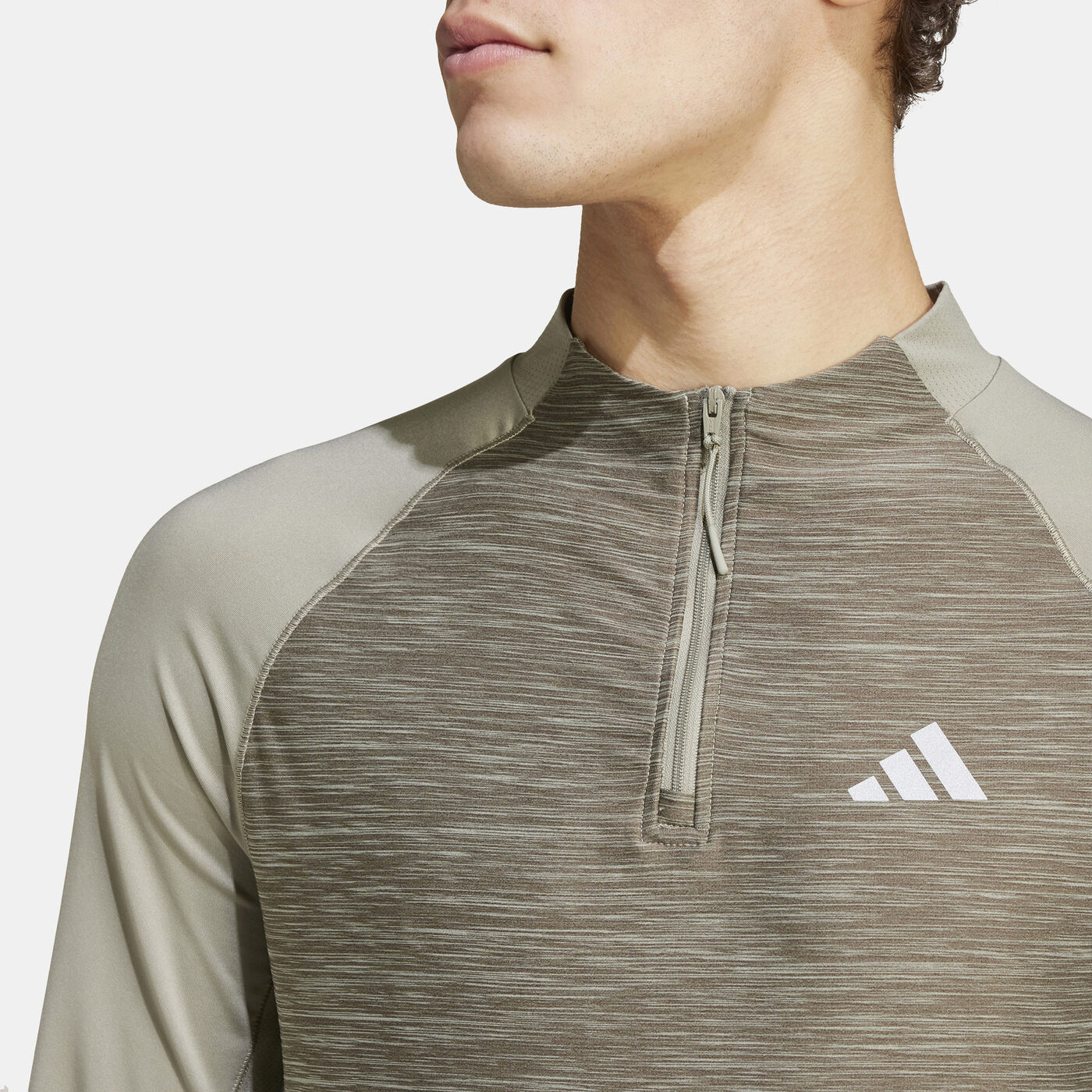 Men's Gym+ 3-Stripes 1/4-Zip Training Top