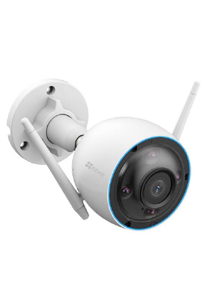 H3 Wi-Fi Smart Surveillance Camera, Color Night Vision, IP67 Weatherproof Design, Waving Hand Recognition And Control, H.265 Video Technology, Two Way Talk (3K 5MP Resolution)