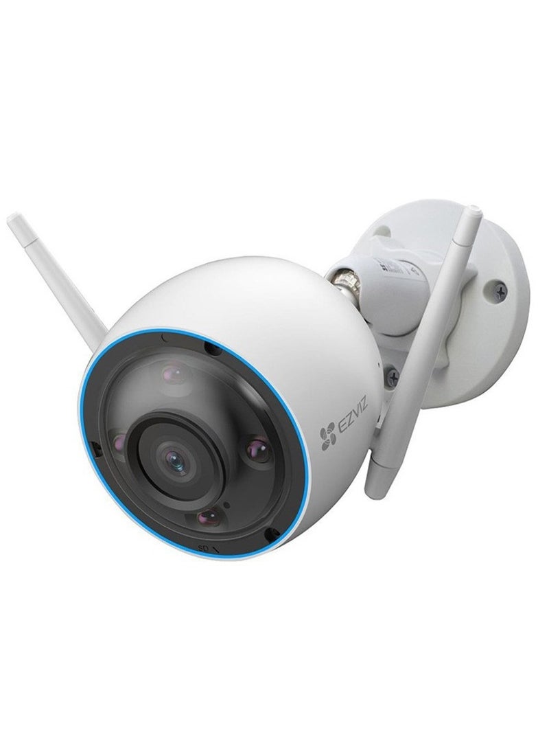 H3 Wi-Fi Smart Surveillance Camera, Color Night Vision, IP67 Weatherproof Design, Waving Hand Recognition And Control, H.265 Video Technology, Two Way Talk (3K 5MP Resolution)