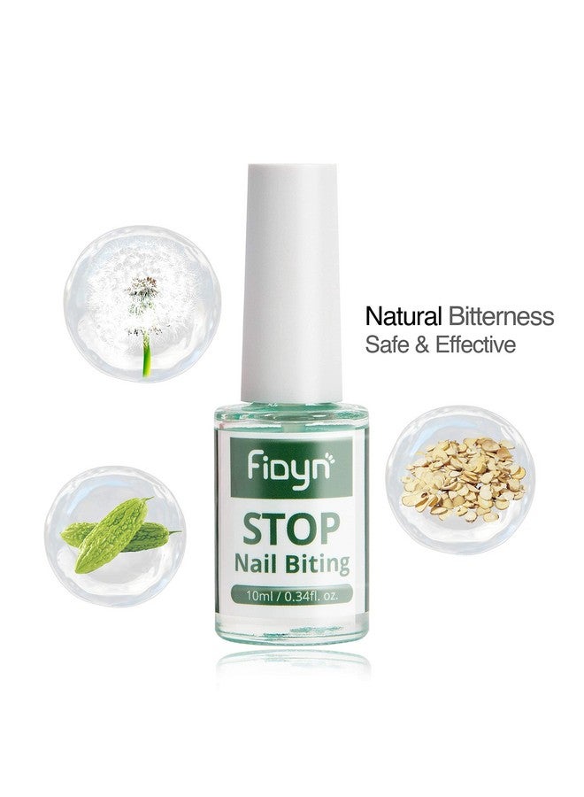 No Bite Nail Polish, Nail Biting Treatment With Bitter Polish To Help Quit Nail Biting For Life And Also Help Stop Thumb Sucking (10Ml)