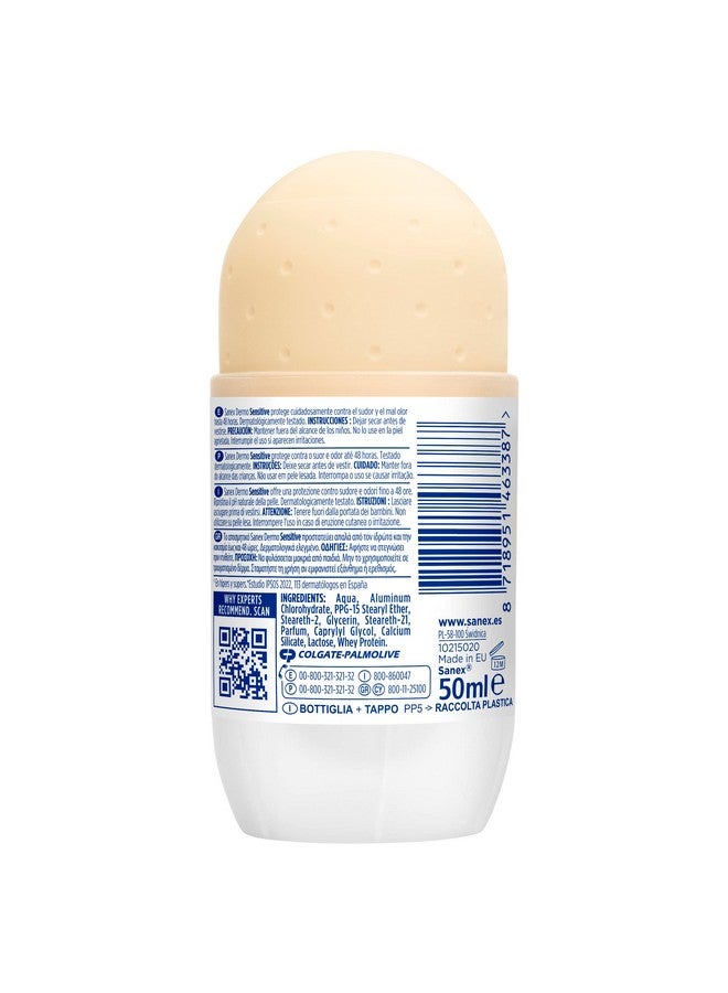 Men Dermo Sensitive Hipoalergénico Desodorante Roll On - 50 Ml