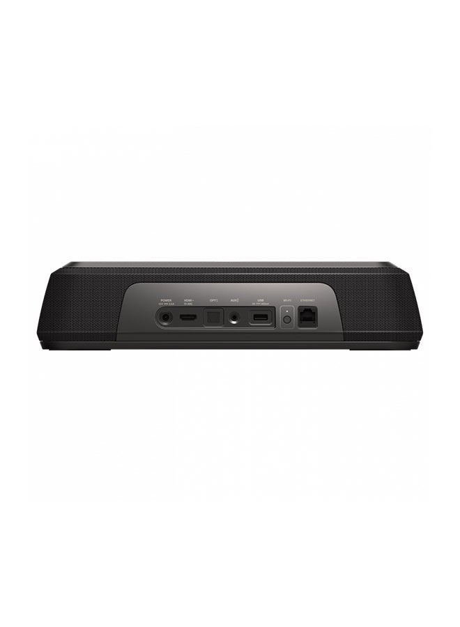 2.1ch Ultra-Slim Home Theatre Soundbar System With Wireless Subwoofer MAGNIFIMINI Black