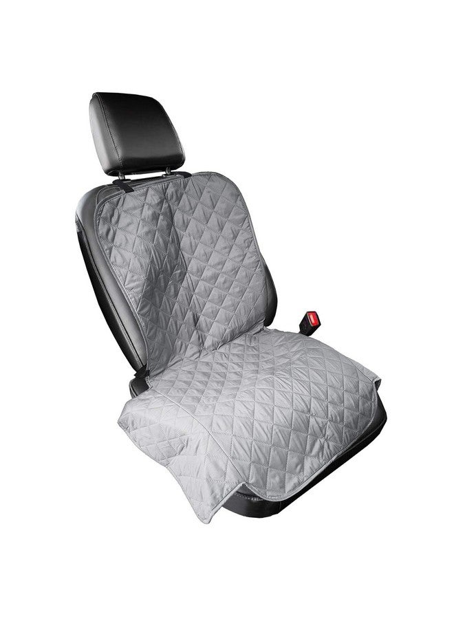 Universal WaterResistant Quilted Single Car Seat Protector  Gray, One Size