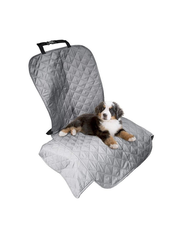 Universal WaterResistant Quilted Single Car Seat Protector  Gray, One Size