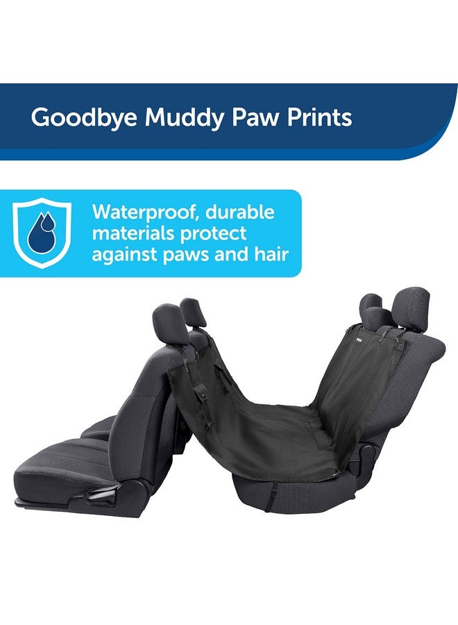 Happy Ride Hammock Seat Cover  Fits Cars, Trucks, Minivans And Suvs  Waterproof Area Protection  Durable Vehicle Seat Protector  Black